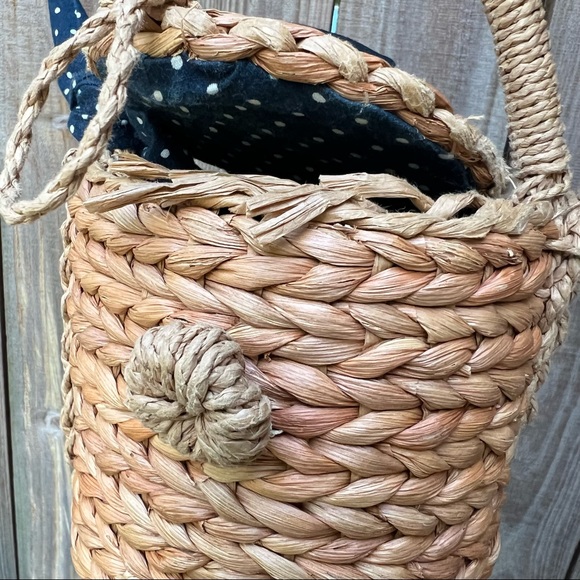 Zara straw crossbody basket bag - Picture 3 of 13